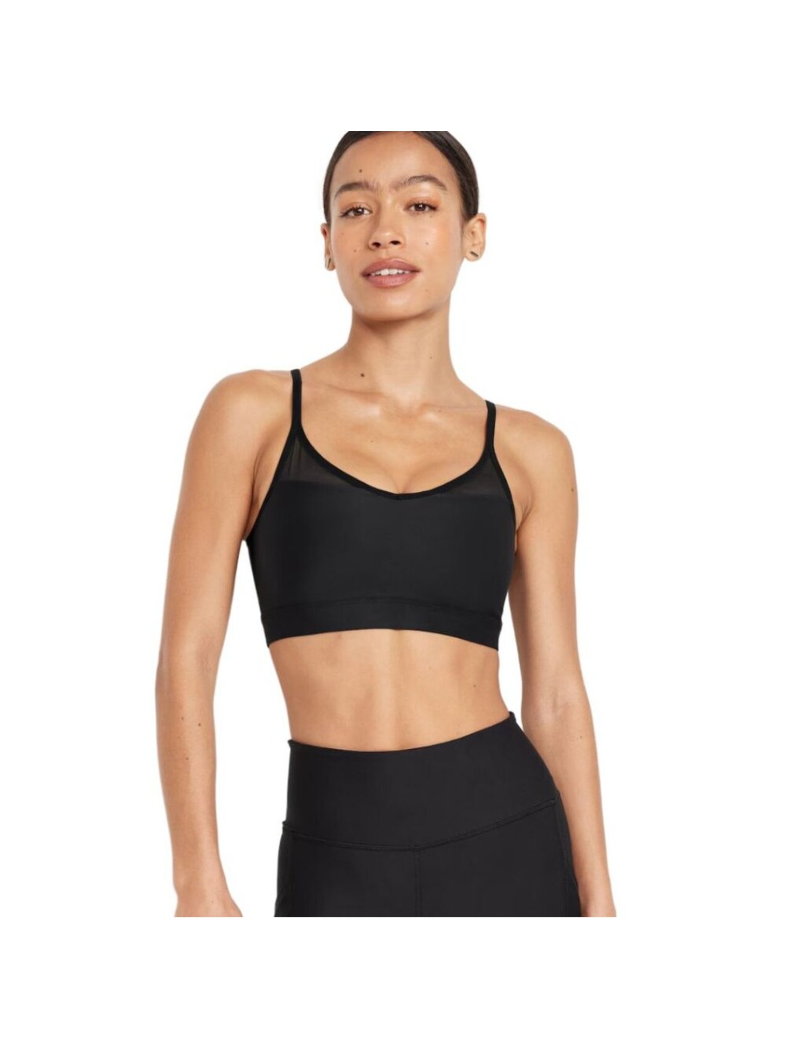 Nwot Old Navy Active Powersoft Sports Bra Black Xs